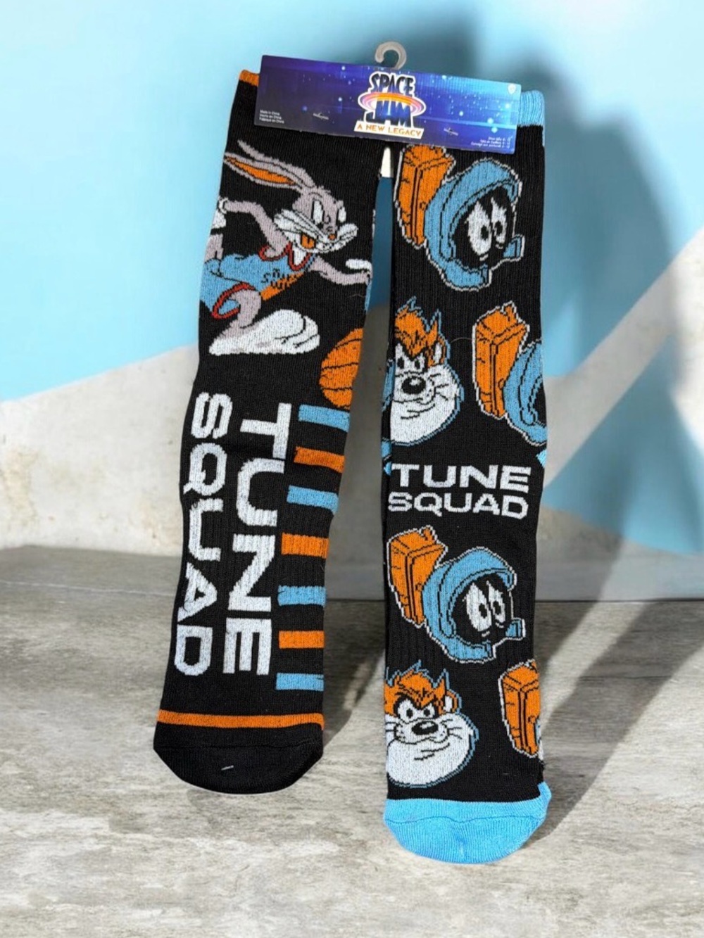 Space Jam A New Legacy Tune Squad Crew Socks 2 Pairs Pack Men's Size 6-12 NEW